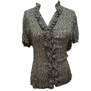 East 5th light button down blouse